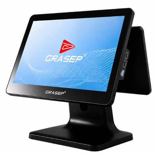 Terminal PDV Touch Tela Dupla 15,6" Intel i5 8GB SSD 128GB para Loja Mercado Restaurante Comércio
