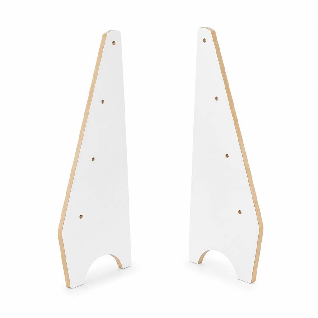 Estante Infantil Montessori mini em MDF Branco Rack Porta Livros Organizador Livreiro Montessoriano Quarto Infantil — imagem 2 de 2