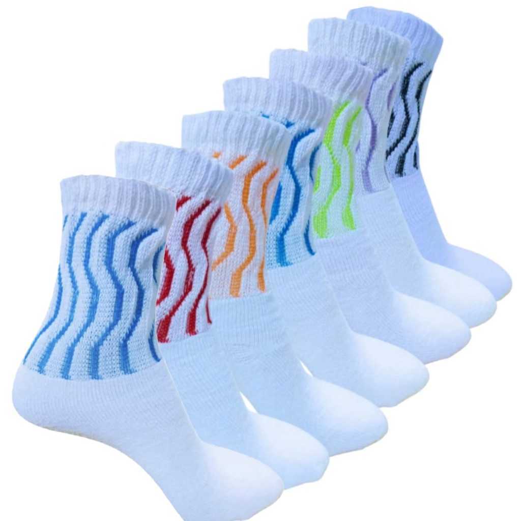 Meia Aeróbica Feminina kit c/3 Unid Academia Ginástica Caminhada Inverno Algodão
