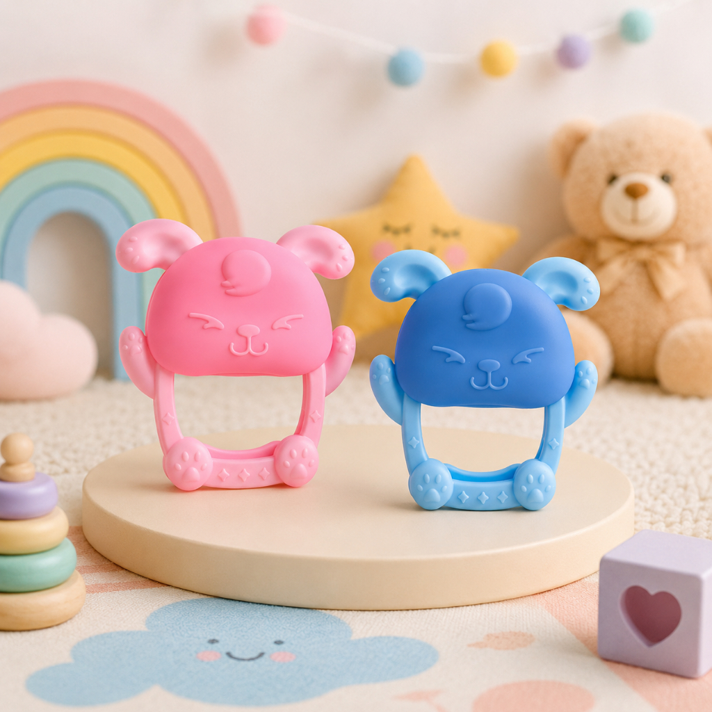 Brinquedo De Dentição De Bebê Adequado Para Luva molar De silicone De Qualidade Infantil · foto 2
