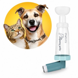Espaçador Agachamber Vet Broncodilatador Animal Veterinário