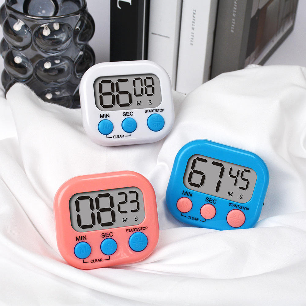 Temporizador Digital Timer Cronômetro com Imã, para Cozinha, Estudo e Fitness