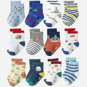 Kit Pares de Meias Infantil Masculino e Recém Nascidos Bebê Menino