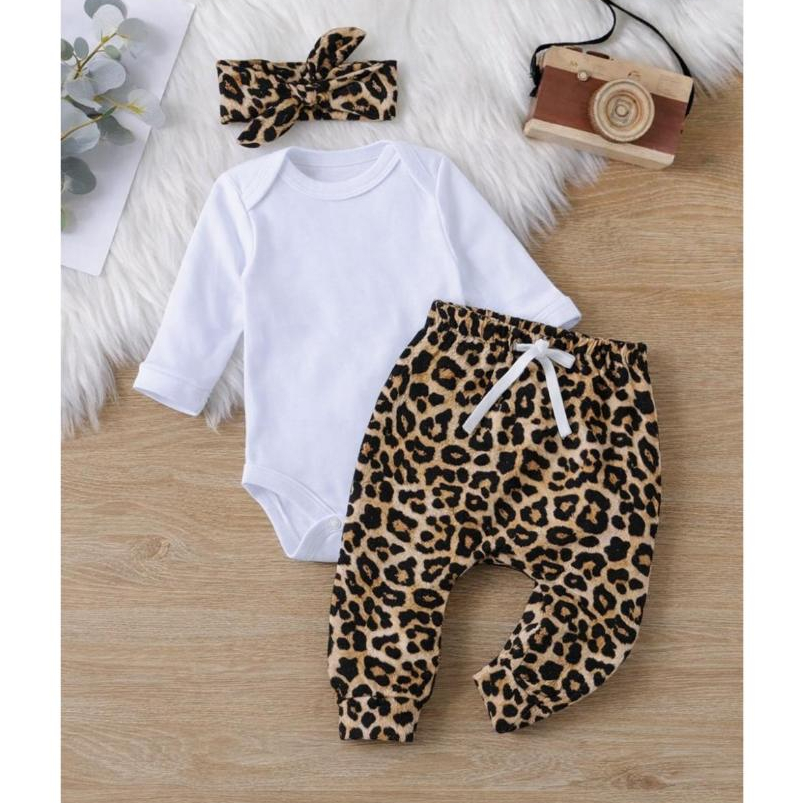 Conjunto Roupa Moda Bebê Menina Roupinha Blogueinha infantil Luxo Conjuntinho Feminino oncinha body
