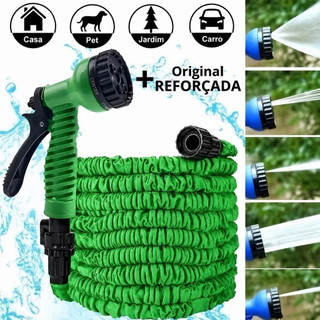 Mangueira Mágica Expansível Elástica Flexível Tamanhos 15m /30m Metros Jardim Retrátil Multiuso Plantas