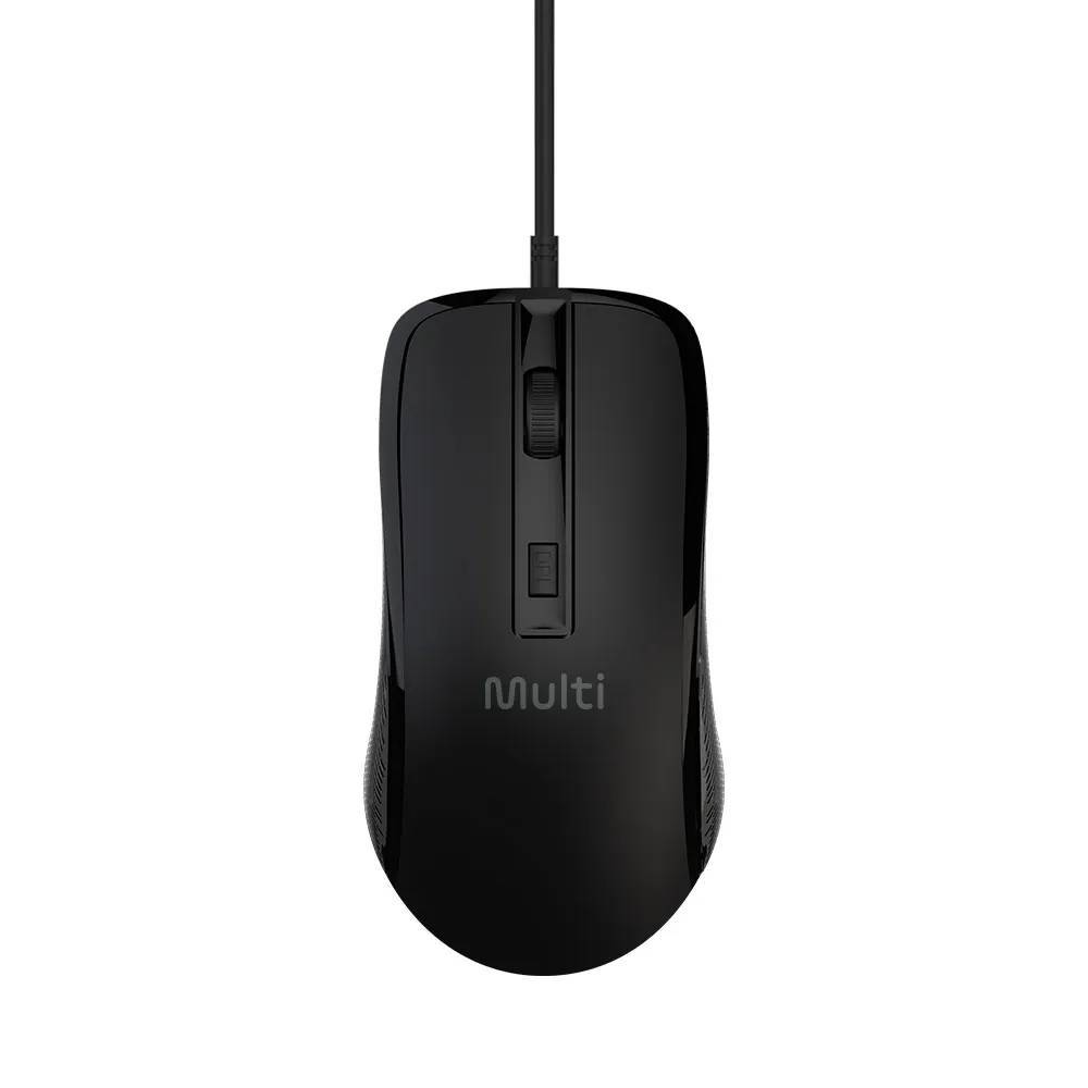 Mouse Multi MF360 USB 4 Botões 2400DPI Preto - MO686
