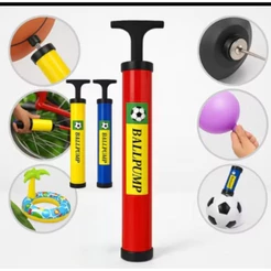 BOMBA DE AR MANUAL PARA ENCHER BOLA BALÃO PISCINA BOIA E PNEU BIKE 24CM - BALLPUM