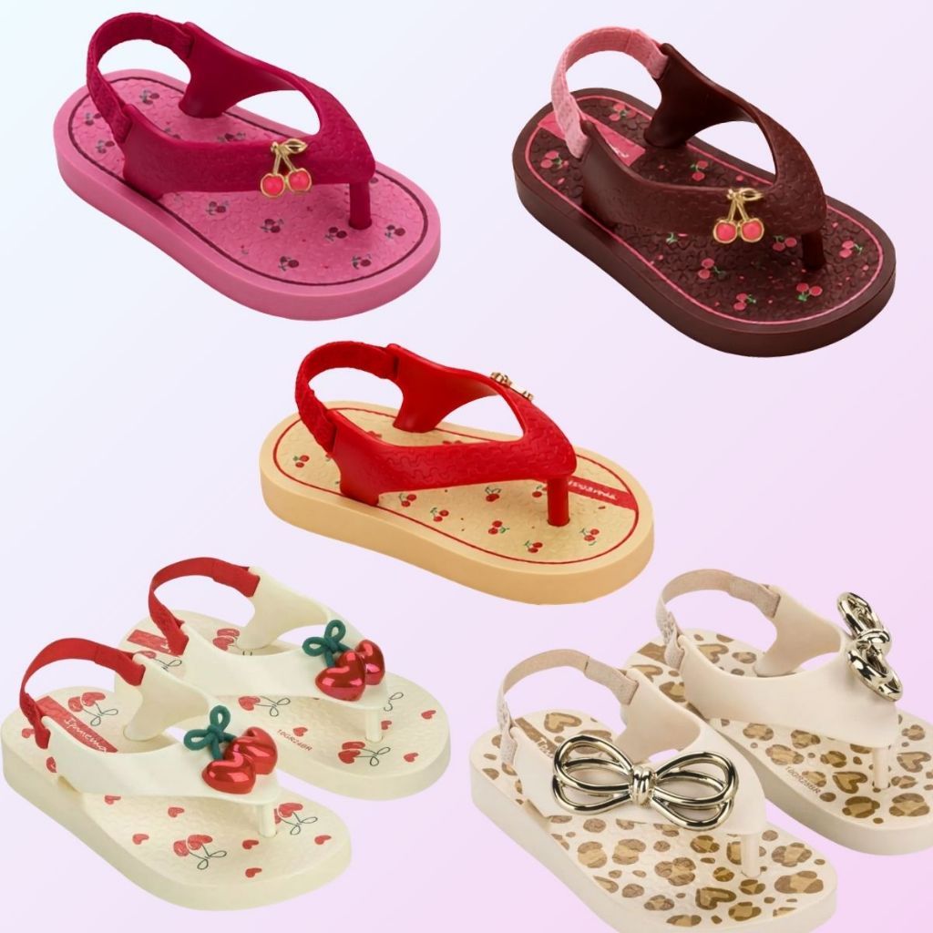 Ipanema Chinelo Infantil Calce facil Original Confortavel Ajustavel Leve Confotavel Antiderrapante