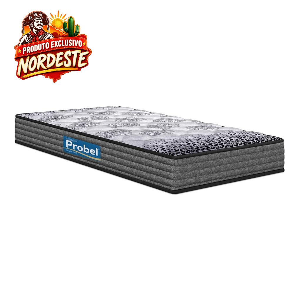 Colchão de Espuma D60 Double Face Guarda Costas Comfort Force Probel Solteiro 88cm
