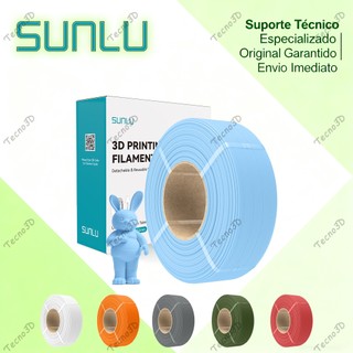 10PCS SUNLU PLA Fosco Refil Filamento de impressora 3D 1,75 mm de diâmetro 1KG/rolo