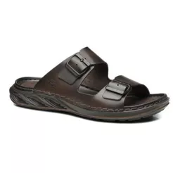 Chinelo Sandália Masculina Pegada Couro Papete Original