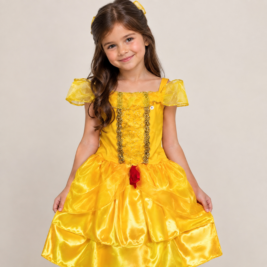 Fantasia Infantil Princesa Disney A BELA E A FERA