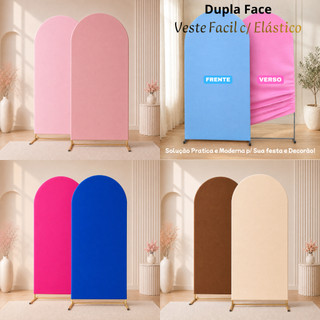 Capa p/ Painel Romano Dupla Face 2,00 metros altura x 1,00 metro de largura / Malha Gel Decorativa