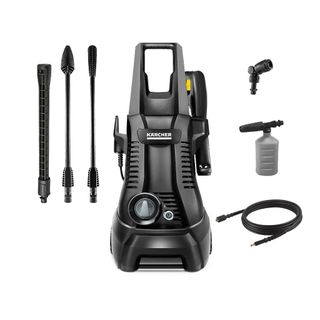 Lavadora de Alta Pressão Kärcher K2 Exclusive 1740psi 300L/h 1400w com Canhão de Espuma e Bico Articulado 360º