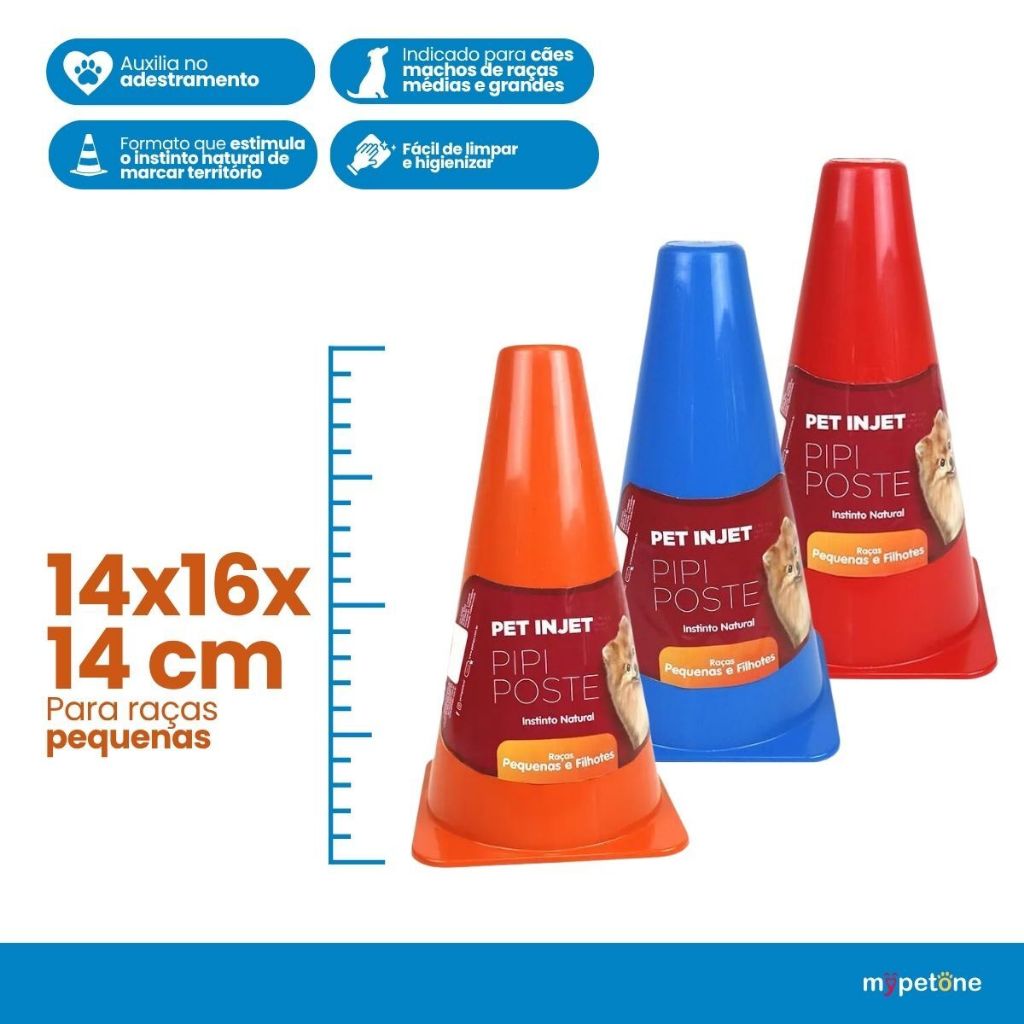 Pipi poste Sanitário Cone Educador Xixi Adestrador Para Cães Filhotes E Adultos