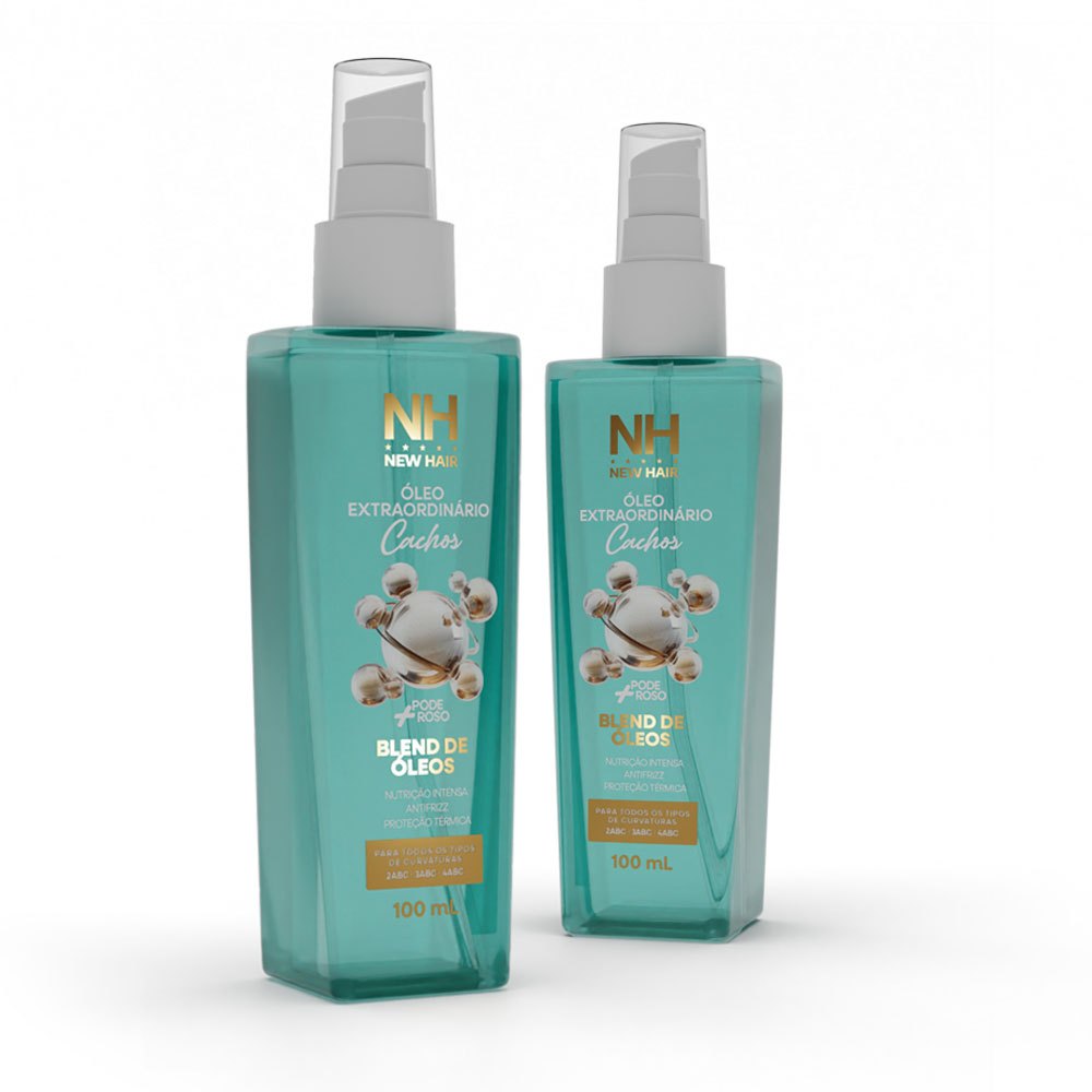 Kit: 2x Óleo Extraordinário Cachos 100ml - New Hair