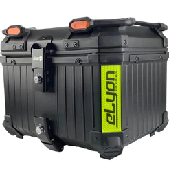 Bauleto Traseiro 45 Litros Moto Base Removivel Com Encosto Passageiro