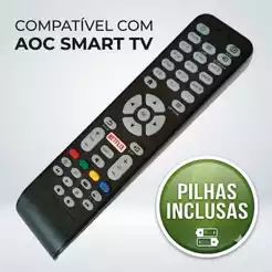 Controle Remoto para AOC SMART TV - Envio imediato