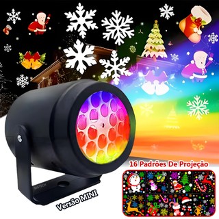Projetor De Luz De Natal Boneco De Neve Luminária Projetor Natalino Decoração Casa Interna E Externa