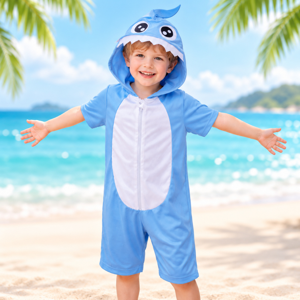 FANTASIA INFANTIL TUBARÃO - BICHINHOS PARA ANIVERSARIOS E FESTAS