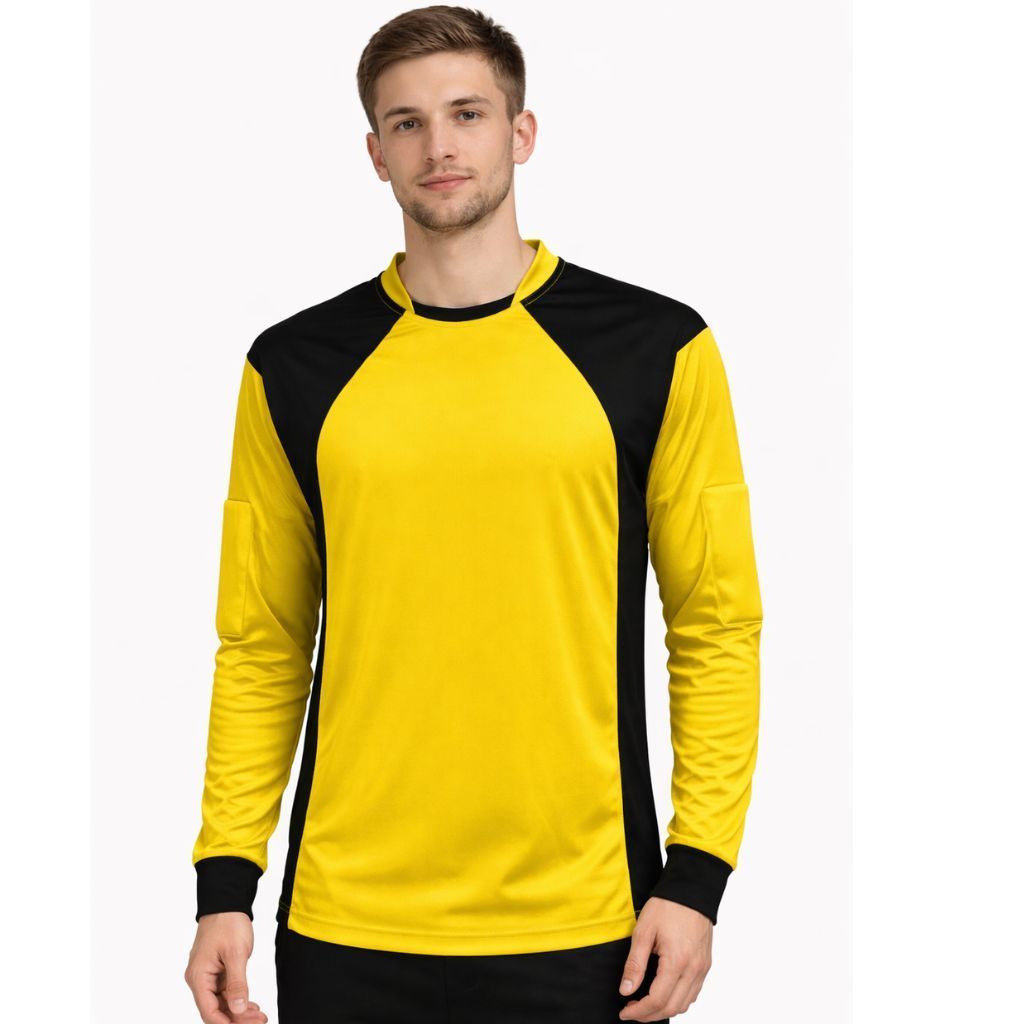 Camisa de Goleiro Para Futebol Com Conforto E Proteção Acolchoada Com Espuma Nos Ombros
