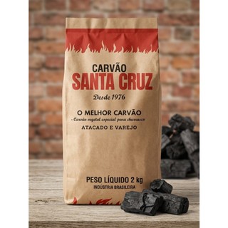 Santa Cruz Carvao Eucalipto 2kg Excelente