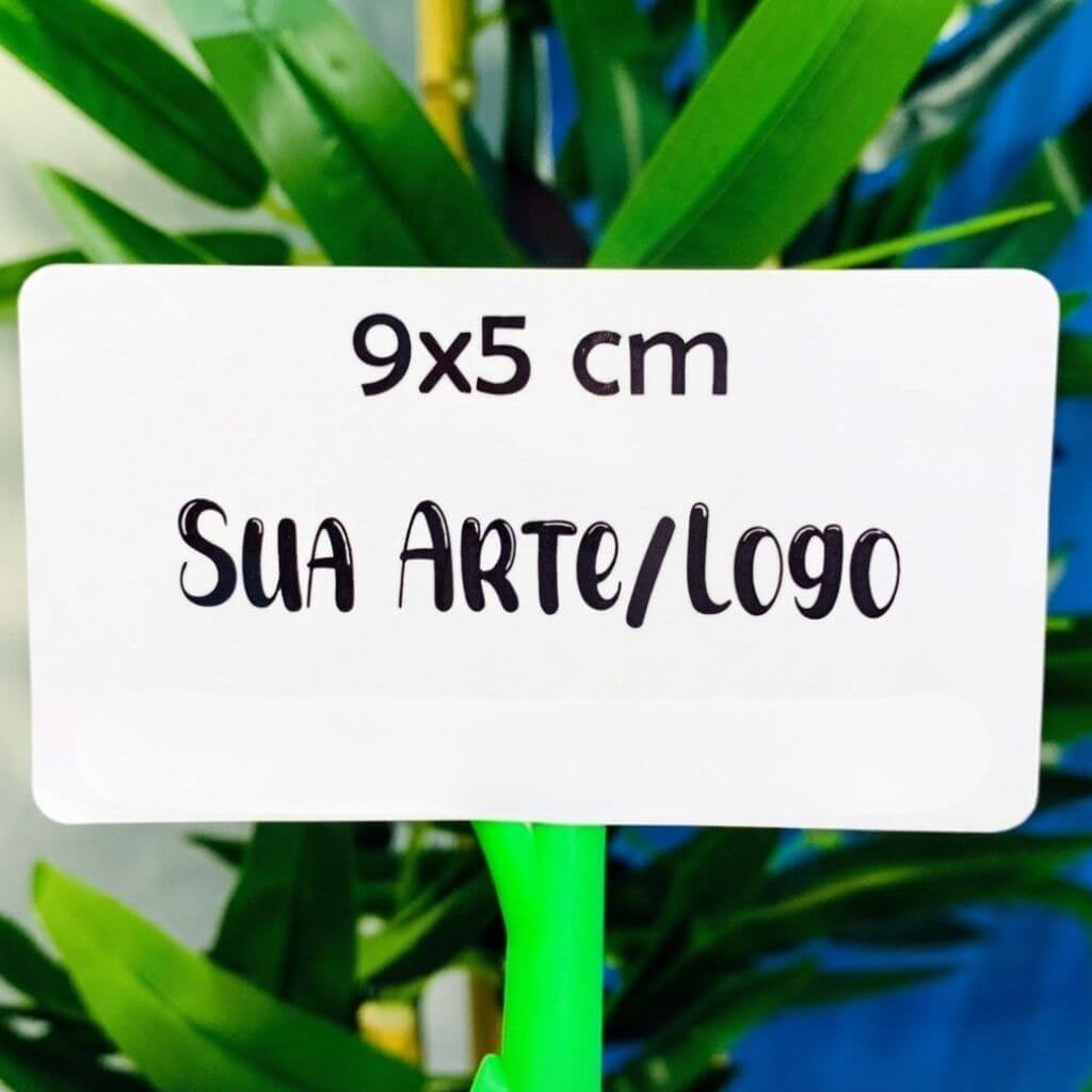 Adesivos Personalizados 9x5 cm Retangular - Com Sua Arte ou Logo