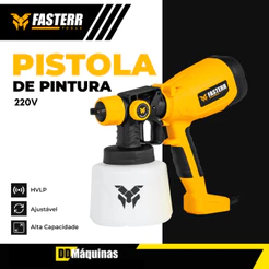 Pistola Elétrica de Pintura FST054 550W 1L 220V - FASTERR