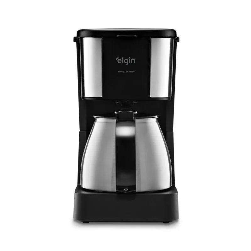 Cafeteira Elétrica Jarra de Inox 30 Xícaras Family Coffee Pro Elgin Preta