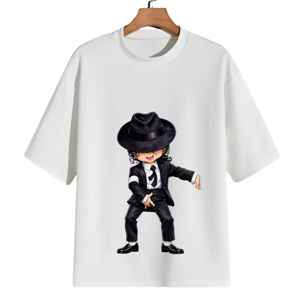 Camiseta Unissex Mini Jackson Festa Blusa Lançamento Algodão Premium Camisa 30.1 Presente Gola Redonda