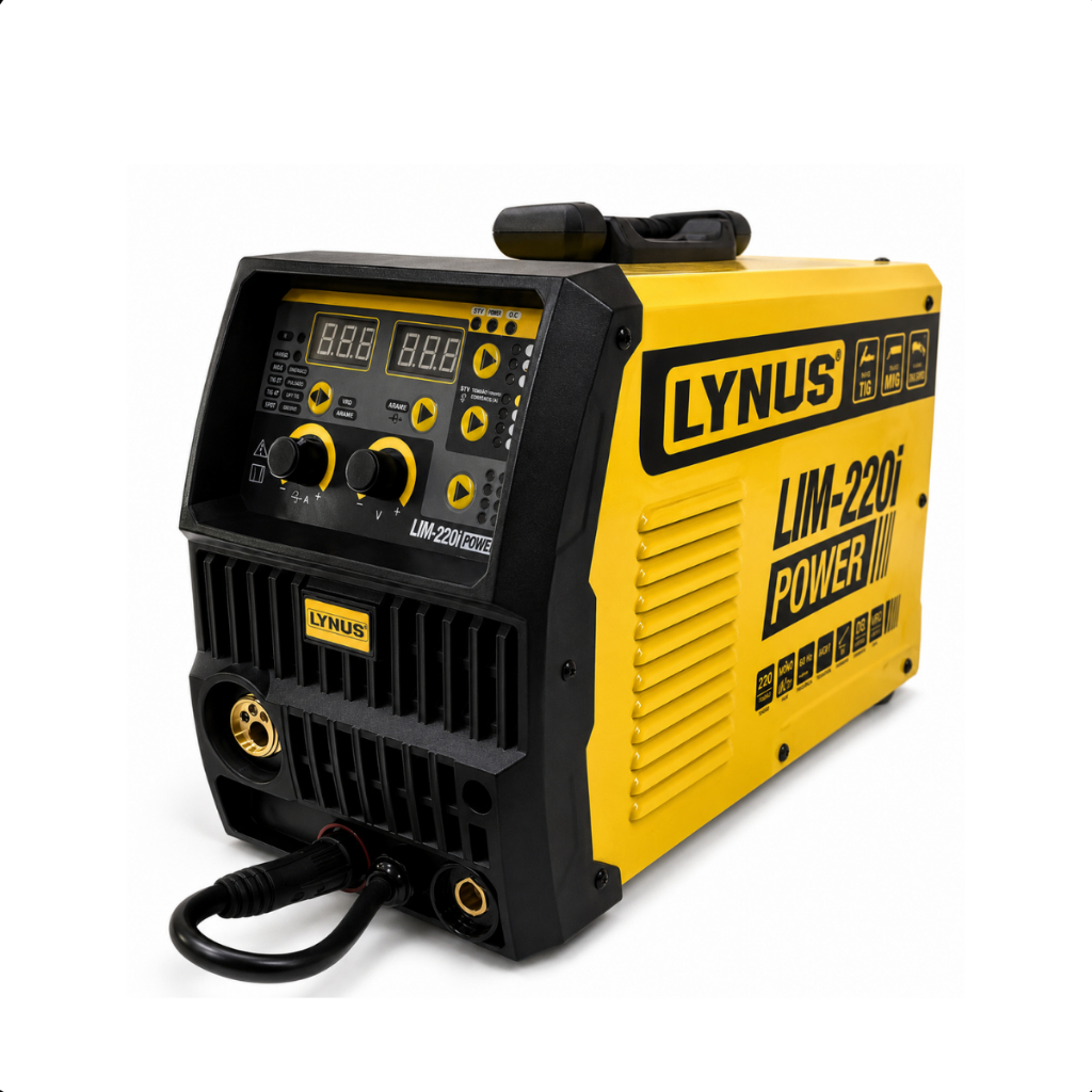 Máquina Inversora Solda Multiprocesso LIM-220i Power 200A 220 - Lynus