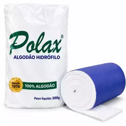 ALGODÃO HIDRÓFILO 500g • 100% ALGODÃO