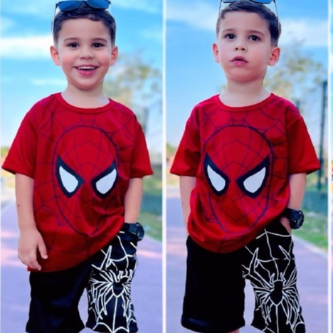 CONJUNTO INFANTIL VERÃO INVERNO  BATMAM  SONIC HOMEM ARANHA HULK MICKEY MENINO INFANTIL JUVENIL MASCULINO