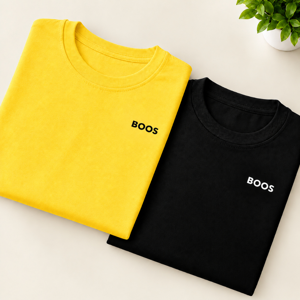 Kit com 2 Camisetas Estampada Masculinas 100% Algodão Unissex Estilo e Conforto