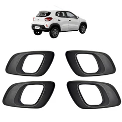 Kit 4 Maçanetas Gatilho Puxador Interno Kwid Haste Curva