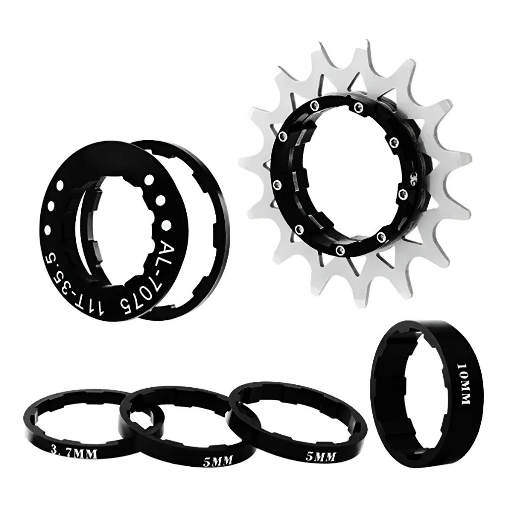 COG ADAPTADOR SINGLE SPEED ABSOLUTE BRUTUS 14 DENTES PARA CASSETE PRETO