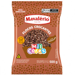 Flocos Crocantes Chocolate Mil Cores 500g Mavalério