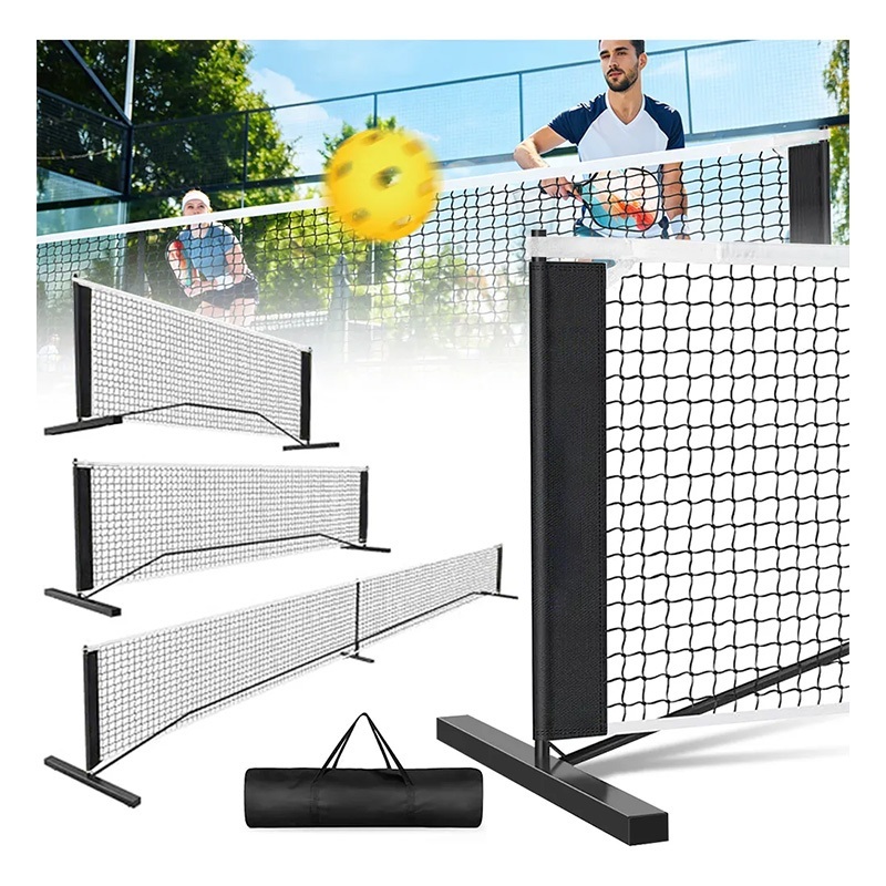 Rede de tênis portátil para uso ao ar livre, rede simples de badminton, rede de vôlei de praia: multifuncional e com alt