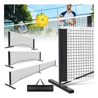Rede de tênis portátil para uso ao ar livre, rede simples de badminton, rede de vôlei de praia: multifuncional e com alt