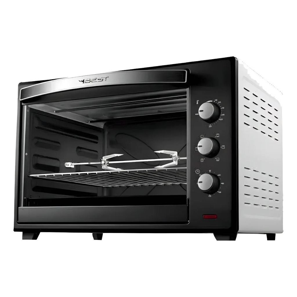 Forno De Bancada Elétrico Best Forno Plus 48l Preto/branco
