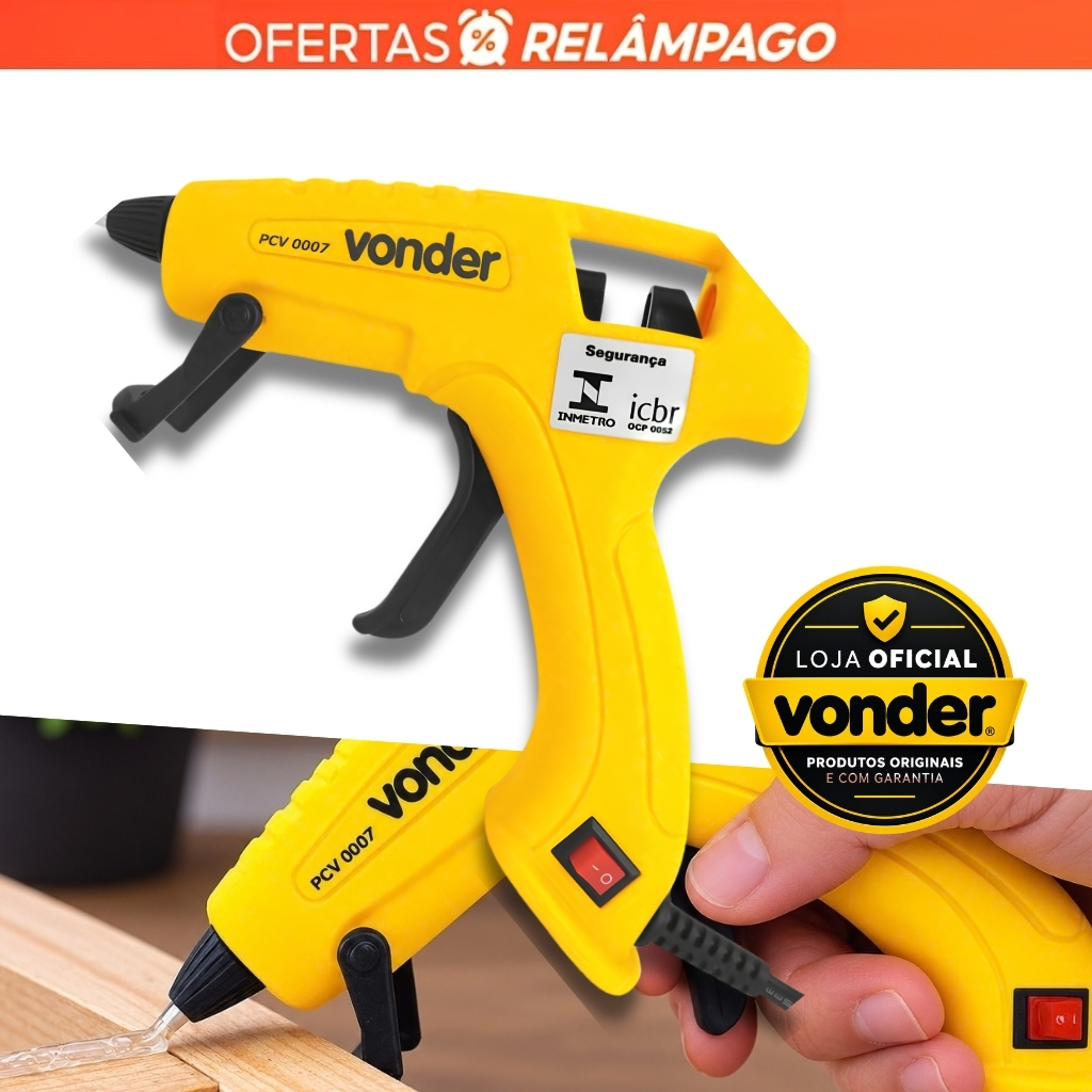 PISTOLA DE COLA QUENTE PCV0007 VONDER