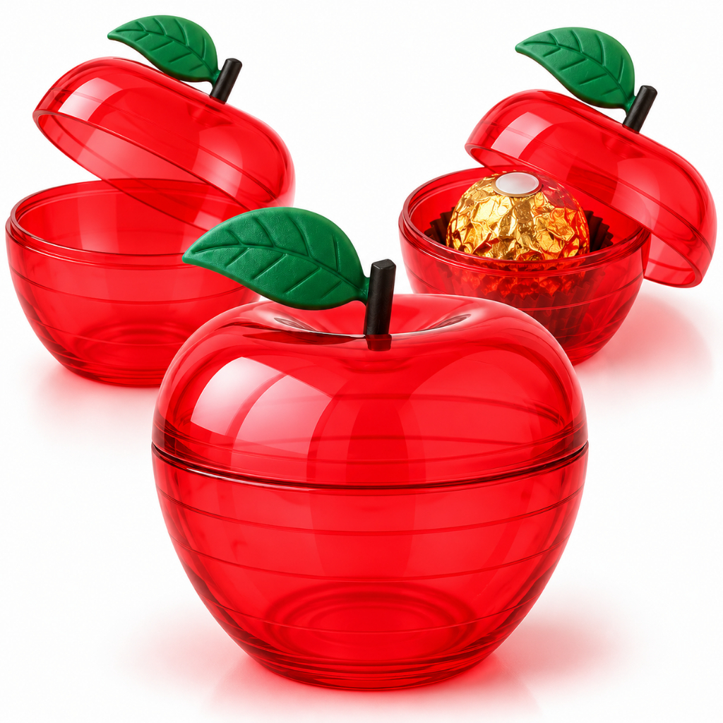 Mini Maçã Acrílico - Lembrancinha - Festa - Decoração de Mesa