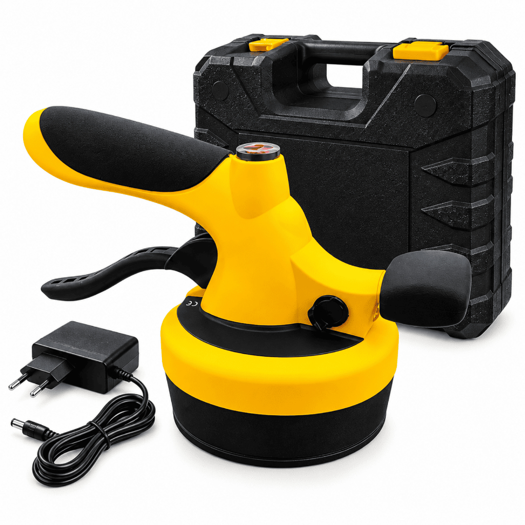 Ventosa Vibratória Niveladora de Piso a Bateria 7,2V-2,5AH Bivolt com Maleta Titanium Platina
