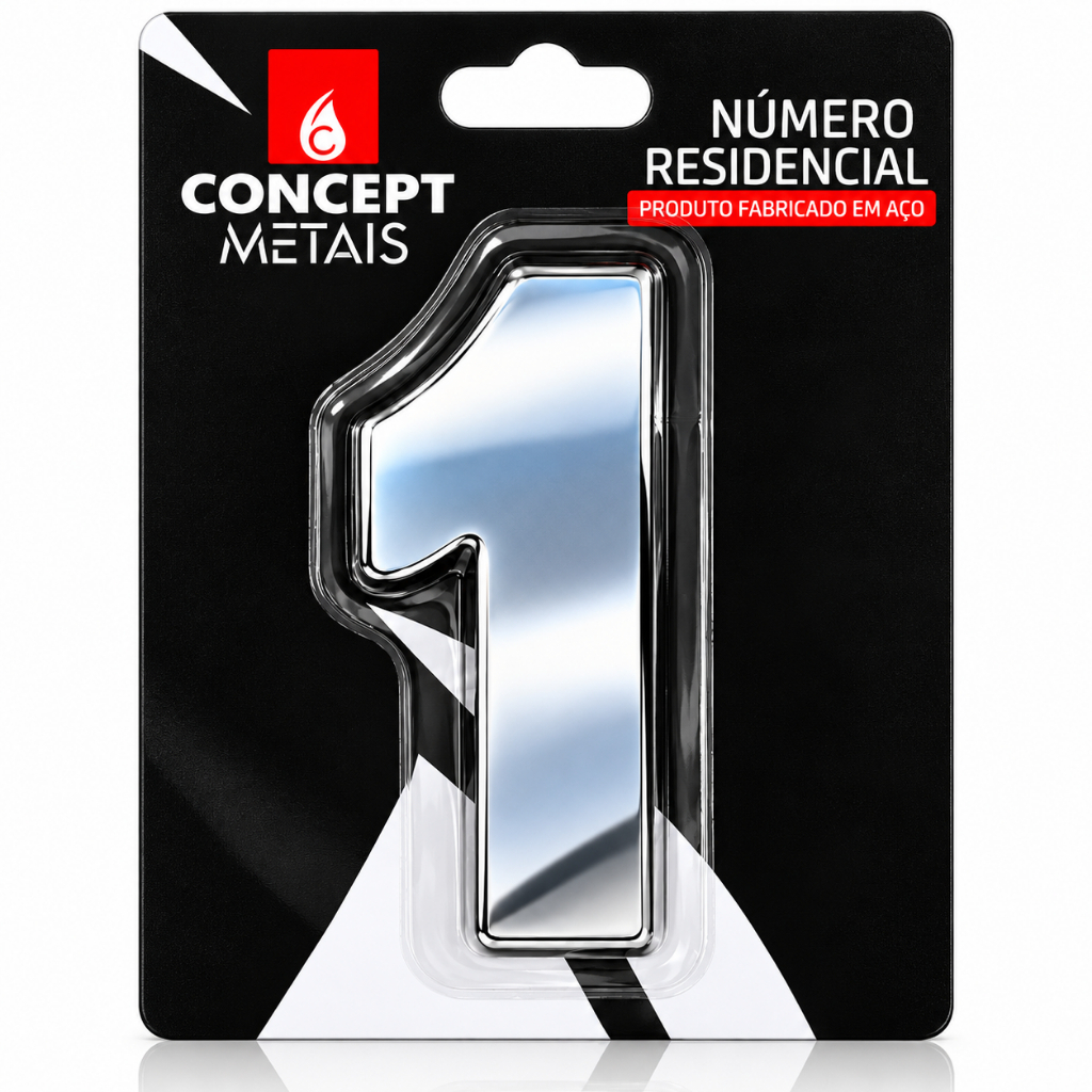 Números Espelhado Residencial Premium em ACM