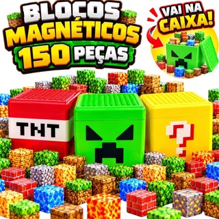 Blocos Magneticos De Montar Construção 96/148/192/296/384 Menino Menina Bloco Construção