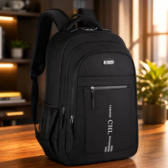 【Oferta Relâmpago da Loja】Mochila Masculina Impermeável Faculdade Resistente Grande Pronta entrega