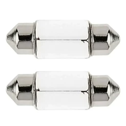 Lâmpada Torpedo Clear Pequena 31mm Clear 12v 5w Luz Teto Placa Porta-malas