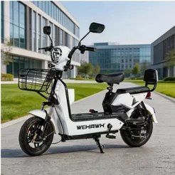 Bicicleta Elétrica Basket WX-03 800W Wehawk Bateria de Chumbo 48V/12Ah 32Km/h 🇧🇷