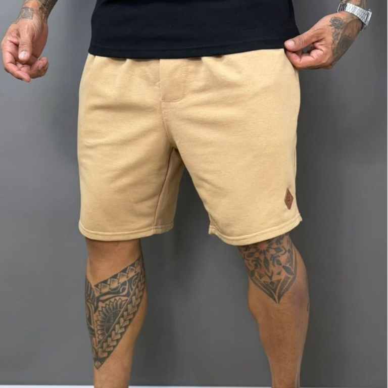Bermuda  Moletom masculino academia Short Moda Street Wear