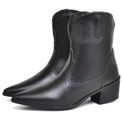 Bota Country Dubuy Feminina Western Preto Fosco 1701FG